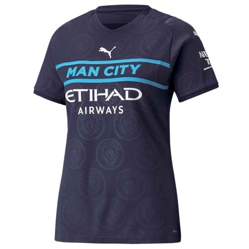 Camiseta Manchester City Tercera Equipación Mujer 2021/2022